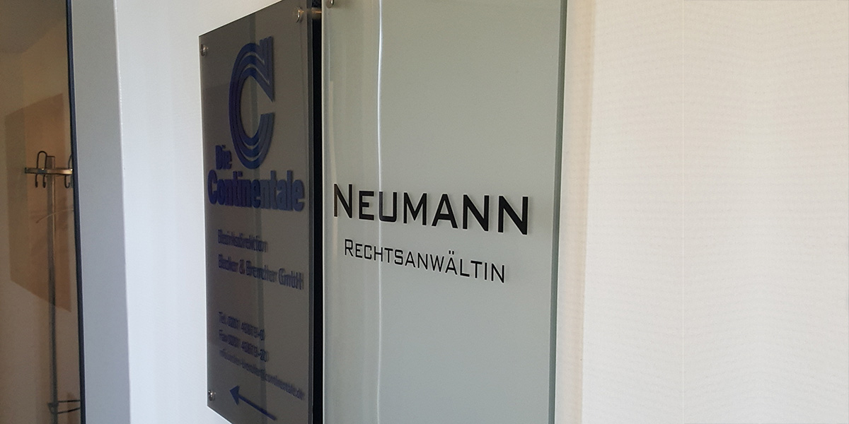 Firmen-/ Praxis-/ Kanzleischilder