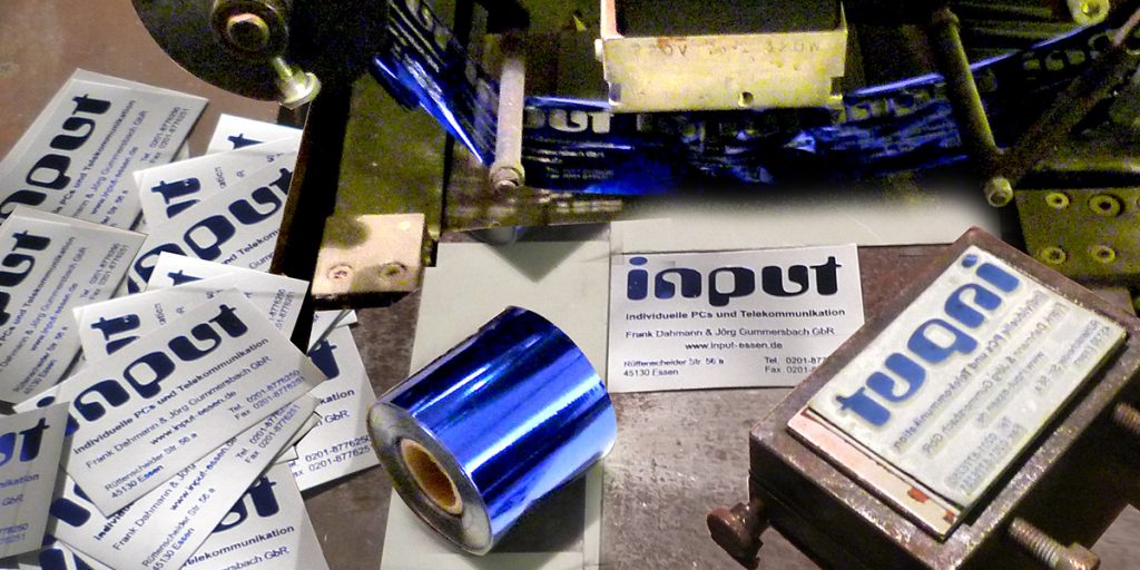 Blind- und Heißprägung